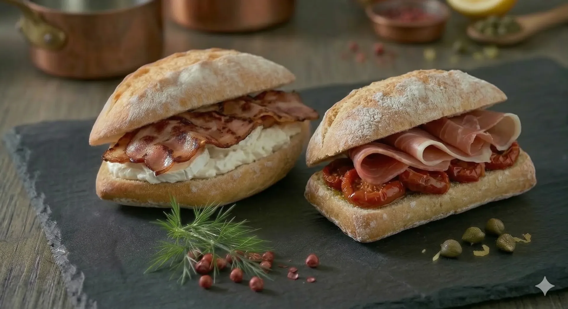 Mini Sandwichs (Chèvre/Serrano) 16 pcs