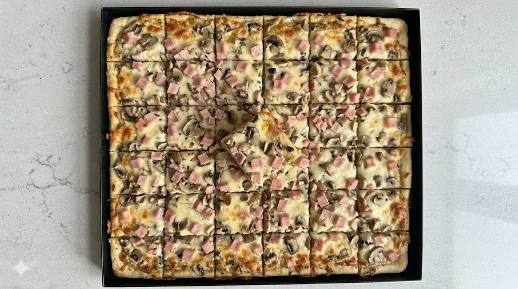 Plateau de Pizza Jambon Champignons 48 pcs