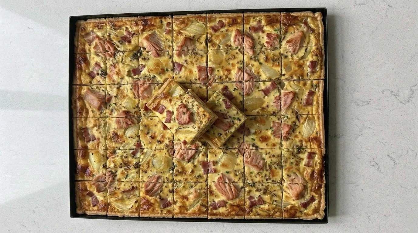 Plateau de Quiche Lorraine 48 pcs