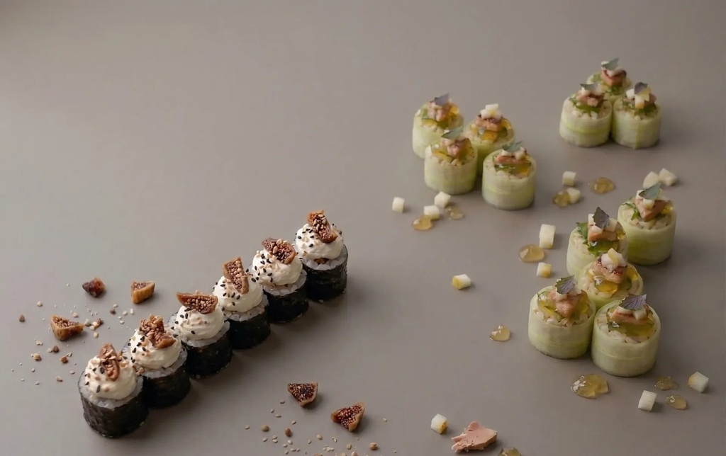 plateau de MAKIS Figues/Foie gras 40 pièces